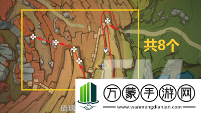 原神清心采集路线