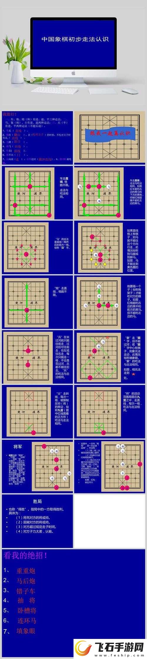 天天象棋中各类棋子的基本走法及所处位置全解析